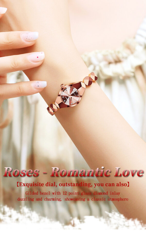 Elegant Women’s Waterproof Quartz Watch | Chic Bracelet Design | Light Luxury INS Style