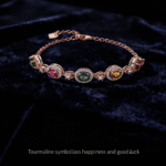 2025 New Light Luxury Silver Tourmaline Bracelet – High-End Women’s Fashion Jewelry, Elegant Gift for Girlfriend