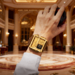 Luxury Dual Display Square Men's Watch – 30M Waterproof | OLEVS Leather Strap Chronograph